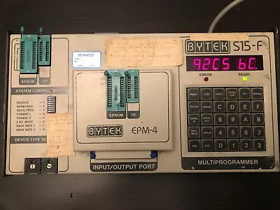 Bytek S15-F Multi-Programmer With EPM4 Modules For Vintage EPROMs From NASA • $99