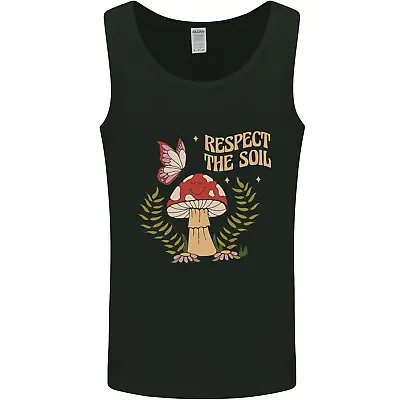 Respect The Soil Frog Climate Change Hippy Mens Vest Tank Top • £9.99