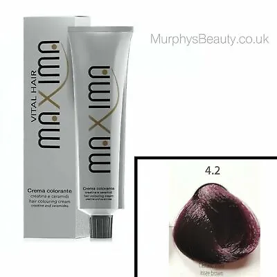 £6.95 • Buy Maxima Professional Hair Colour (100ml) (4.2 Irisee Brown)