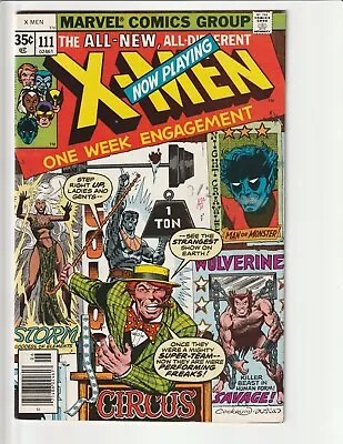 Uncanny X-Men #111 Sharp VF/VF+ 1978 Marvel Comic Book Wolverine 1st Mesmero • $65