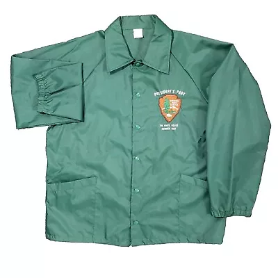 Vtg National Park Service Jacket Mens L President's Park The White House 1981 • $199.99