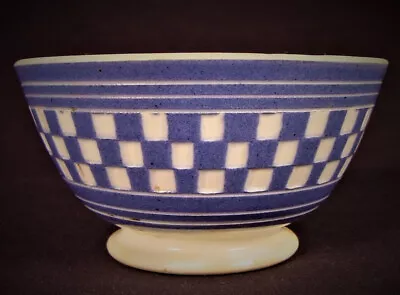 Rare 1840 Machine Checked Bowl Rickard Mocha Mochaware Pearlware Staffordshire • $525