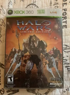Halo Wars Limited Edition Steelbook (Microsoft Xbox 360 2009) CIB • $34.99