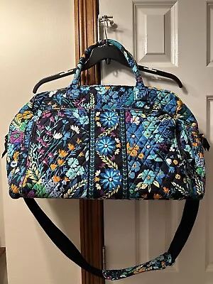 Vera Bradley Weekender Travel Bag Carry On Midnight Blues • $30