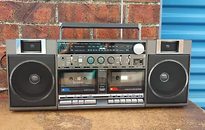 ⭐️See Demo Video~Vintage LXI Series AM/FM Double Deck Cassette Recorder Boom Box • $99.95