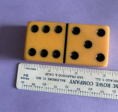 $9 • Buy Vintage Bakelite Huge Domino