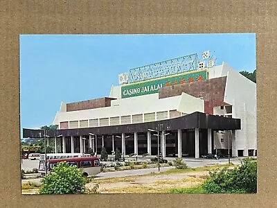 Postcard Macao China Casino Jai Alai Stadium Old Bus Vintage PC • $4.99