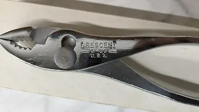 Vintage NOS USA Crescent Tool Co. G26 Slip-Joint Pliers ORIGINAL PACKAGING • $18.99