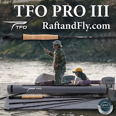 TFO Pro III 5wt 9'0  Fly Rod - Lifetime Warranty - FREE SHIPPING • $179