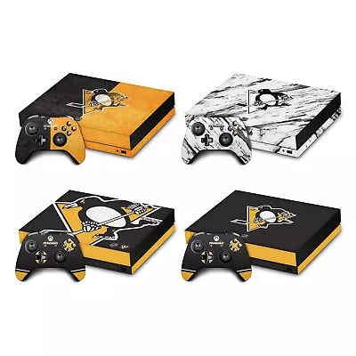 Official Nhl Pittsburgh Penguins Vinyl Sticker Skin Decal For Xbox One X Bundle • $54.95
