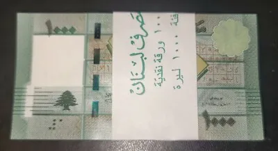 Lebanon 100×banknote Bundle 1000 2012 Unc Consecutive • $17