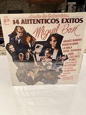 Miguel Bose 14 Exitos Lp Vinyl Mexican Spanish Second Hand 1985 • $35