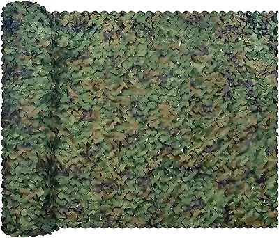 Camo Netting Camouflage Net Bulk Roll Sunshade Mesh Hunt Shooting Choose Size • $15.65