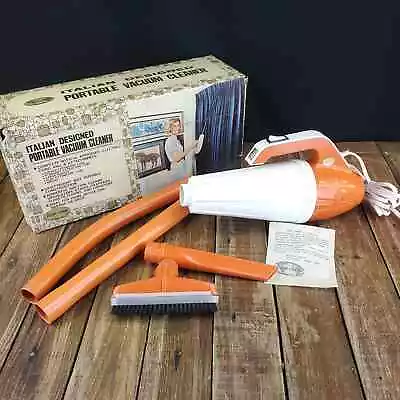 Vintage Vacuum Cleaner Portable Action Lobeco Italian Designed 1960s Tested • $22.99