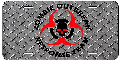 License Plate Zombie Outbreak Response Team Auto Tag • $15.99