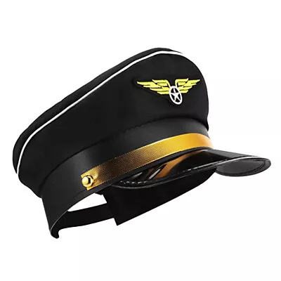 Pilot Child Cap Kids Pilot Hat Yacht Navy Sailor Hat Portable Pilot • £7.96