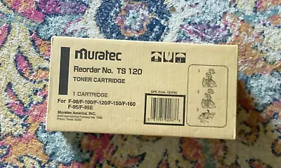 TS120 Muratec Toner Cartridge  TS 120 Black For Muratec  NEW SEALED!! • $9.99