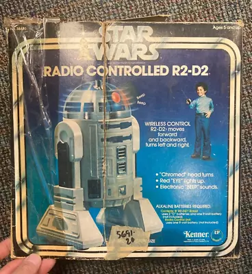 Vintage Kenner Star Wars 1978 Radio Controlled R2-d2 Complete With Box • $35