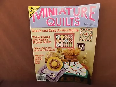 Miniature Quilts Magazine Spring 1992 • $4.99