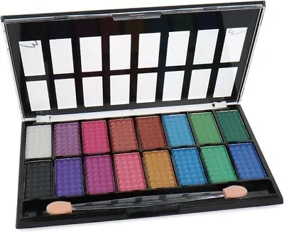 £5.99 • Buy Saffron 16pc Shimmer Powder Eye Shadow Palette Set Kit Gift White Pink Mint Blue