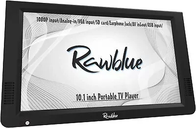 Rawblue 10 Inch Portable Digital DVB-T2 TFT HD Screen Freeview LED TV For CarC • £117.92