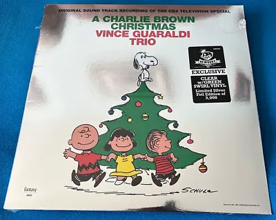 A CHARLIE BROWN CHRISTMAS Vince Guaraldi Trio CLEAR GREEN SWIRL Vinyl LP 1/3000 • $37.99