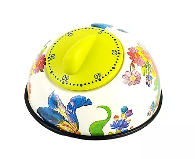 MacKenzie Childs Flower Market Enamel Kitchen Timer Brand New Original Box • $45