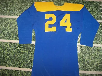 VTG Antique Leather Football Helmet Era Game Used Worn Football Jersey Durene • $99.95