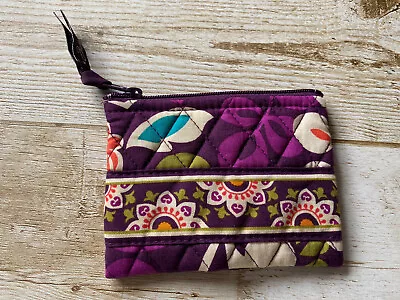 New Vera Bradley Coin Purse In Plum Crazy • $15