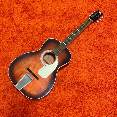 $349.99 • Buy Vintage Silvertone/Harmony Parlor Guitar SERVICED! Red Sunburst 60's USA