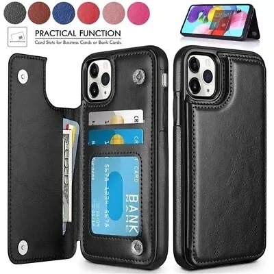 Leather Card Holder Wallet Phone Case For IPhone 15 Pro Max 14 13 12 11 XS XR 87 • $16.07