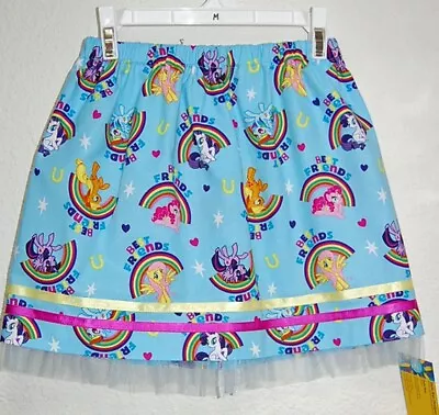 Girl's Skirt Made W/licensed Blue My Little Pony Cotton Fabric-Sz.M(5/6) • $8.99