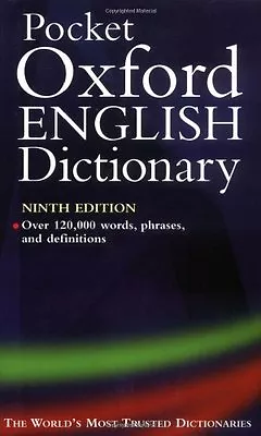 £3.22 • Buy Pocket Oxford English Dictionary By Catherine Soanes