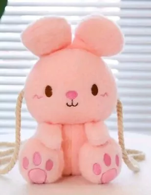 Pink Bunny Rabbit Squishmallow Crossbody Shoulder Bag • £18