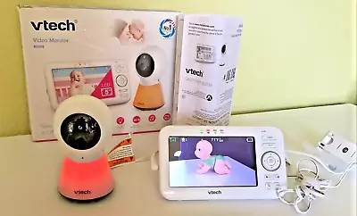 VTech 5  Screen Video Baby Monitor Adaptive Night Light & Night Vision VM5254 • $22.99