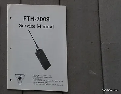 ORIGINAL Yaesu FTH-7009 Service Repair Shop Manual Transceiver OEM • $9.95
