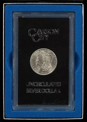 1882-CC GSA Morgan Silver Dollar - Gem Unc W/ Black Box And COA Carson City • $375