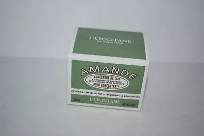 L'Occitane AMANDE Milk Concentrate Smoothing Beautifying Cream 3.5 Oz NEW SEALED • $47.95