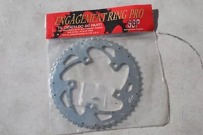 NOS QBP Engagement Ring 50t 110mm 7075 Aluminum Silver Road Chainring 5 9 Speed • $31.97