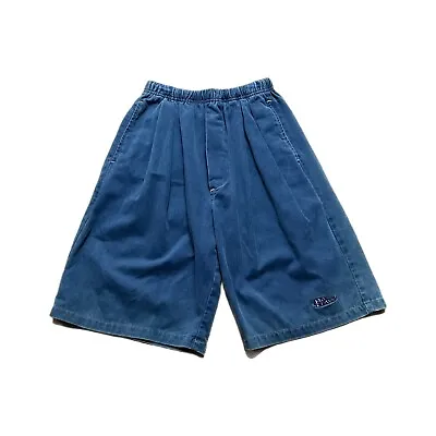 No Fear Men’s Shorts Blue Cotton Small Surf Skate 90s Vintage Streetwear • $60
