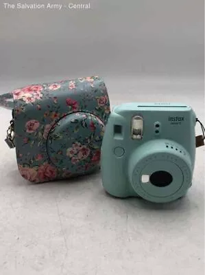 Fujifilm Instax Mini 11 Polaroid Blue Build-In Flash Film Camera W/ Case Cover • $14.50