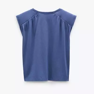 Zara L Shoulder Pad Top XL • $18