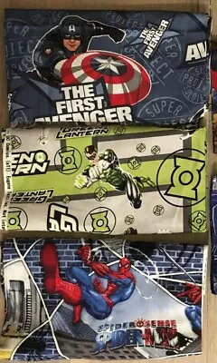 1/2 YD Capt America~Grn Lantern~Spiderman~Thor Or Transformers Cotton Fabric OOP • $6.25