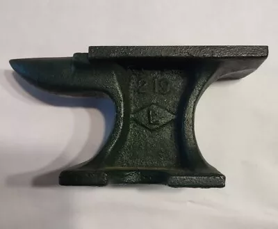 Vintage 219 L USA Cast Iron Mini Jewelers Anvil Blacksmithing 5  Long. • $29.75