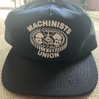 Machinists Union Hat - Mesh - Foam  - Snap Back • $24.99