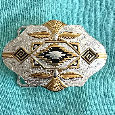 Montana Silversmiths Belt Buckle Boundless Legacy Two Tone 1190PT-BK • $49.99