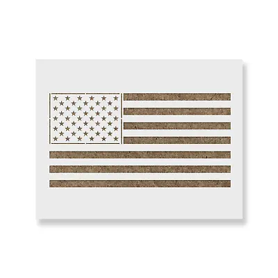 American Flag Stencil - Durable & Reusable Mylar Stencils • $5.99