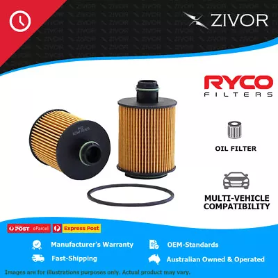 New RYCO Oil Filter Cartridge For FIAT 500 1.2L 169 A.1000 R2766P • $38.58