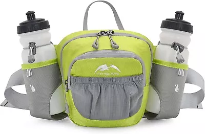 Bumbags With Water Bottle Holder Waterproof Dog Walking Waist Bag Hiking Waist • £15.49