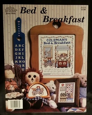 $4.95 • Buy Vintage 1991 Jeremiah Junction Bed & Breakfast Cross Stitch Pattern JL122 